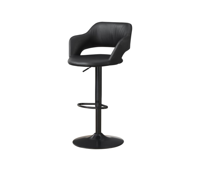 2831 Adjustable Hydraulic Lift Stool Black